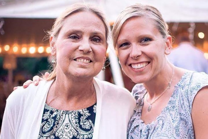 Amanda Normandin with her mom, Cookie.